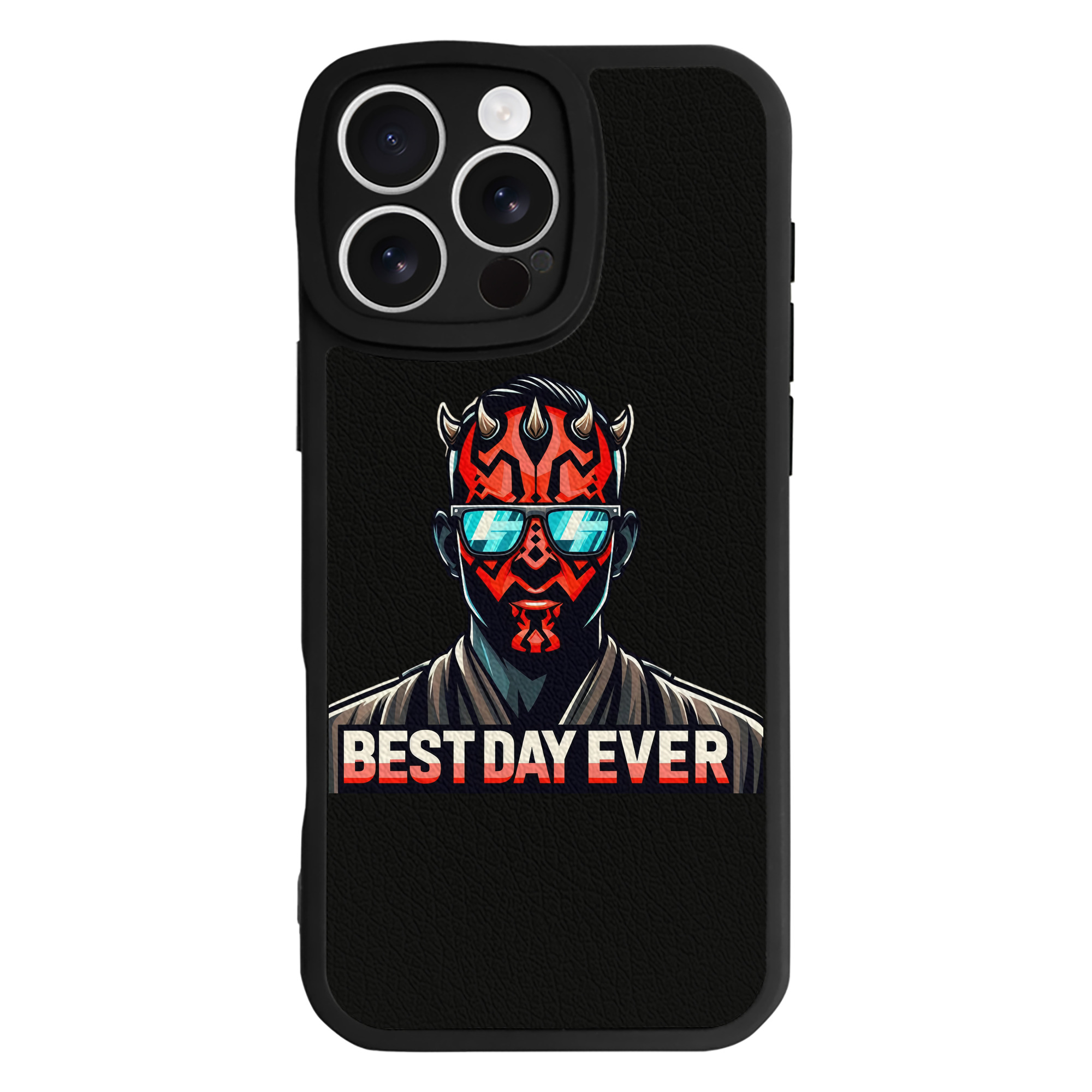（画像用） スター・ウォーズ Star Wars 【iPhone 16シリーズ対応】シリコンスマホケース（レザー調） 材質：シリコン